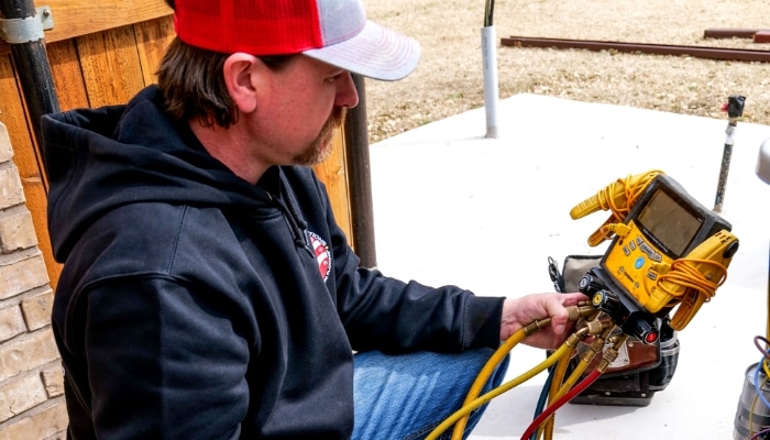 Patriot Air Solutions Hvac Technician Reading Device